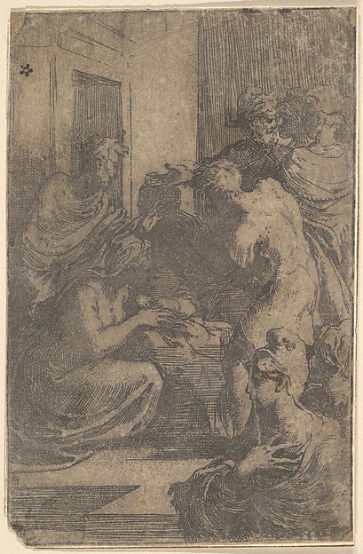 The Nativity by Parmigianino (Girolamo Francesco Maria Mazzola)
