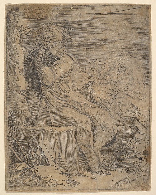 Youth with two old Men