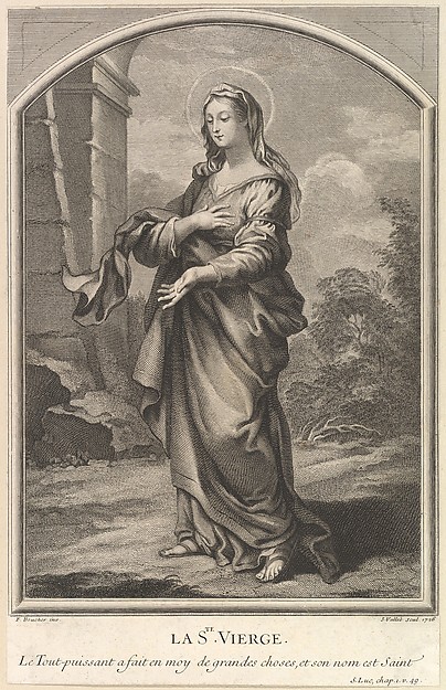 The Blessed Virgin by Simon de la Vallée