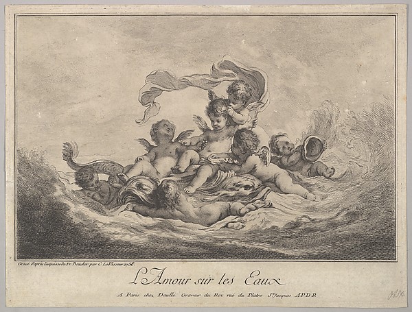 Cupid on Water by Jean Charles Le Vasseur, The Metropolitan Museum of Art