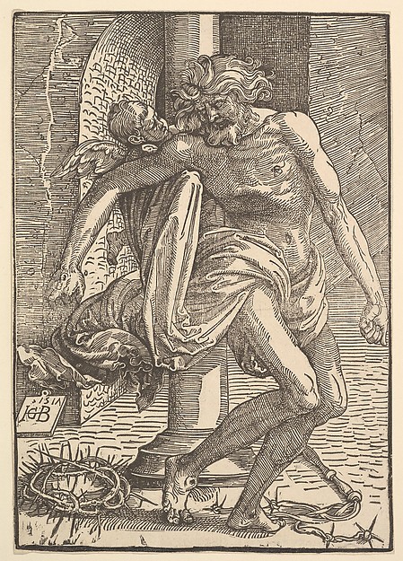 Christ with the Instruments of Torture Supported by a Little Angel by Hans Baldung Grien