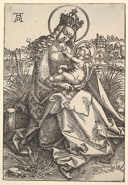 The Virgin on the Grassy Bank