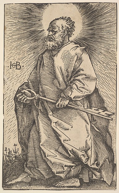 St. Peter, from "Christ and the Apostles" by Hans Baldung Grien