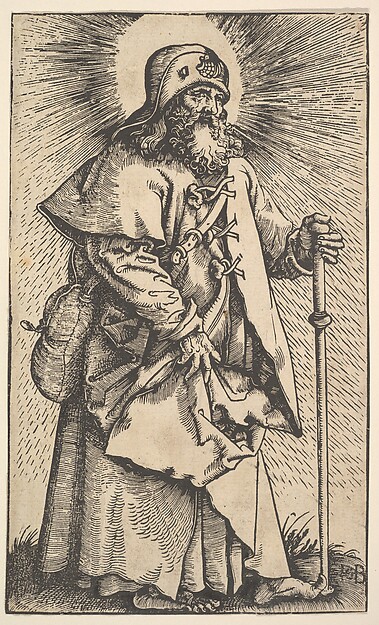 St. James the Greater, from "Christ and the Apostles" by Hans Baldung Grien