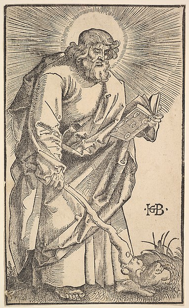 St. Judas Thaddaeus, from "Christ and the Apostles" by Hans Baldung Grien
