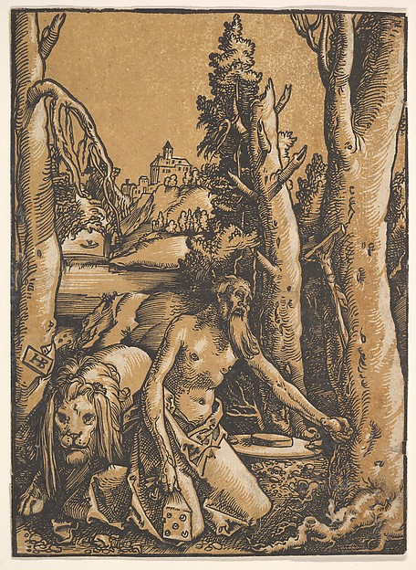 St. Jerome in the Desert by Hans Baldung Grien