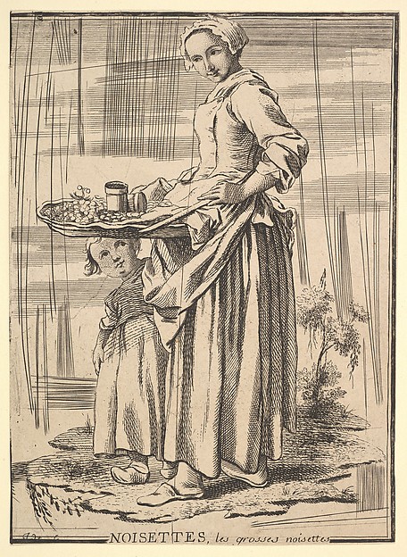 Reverse copy of Noisettes (Nutcrackers), from Les Cris de Paris (The Cries of Paris)