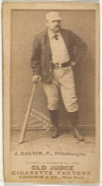 James Francis "Pud" Galvin, Pitcher, Pittsburgh, from the Old Judge series (N172) for Old Judge Cigarettes