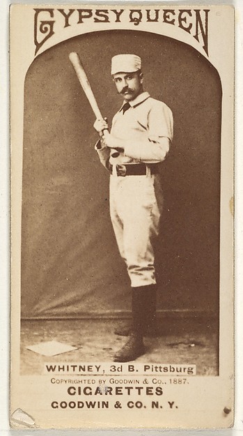 Arthur "Art" Wilson Whitney, 3rd Base, Pittsburgh, from the Old Judge series (N172) for Old Judge and Gypsy Queen Cigarettes by Goodwin & Company, The Metropolitan Museum of Art