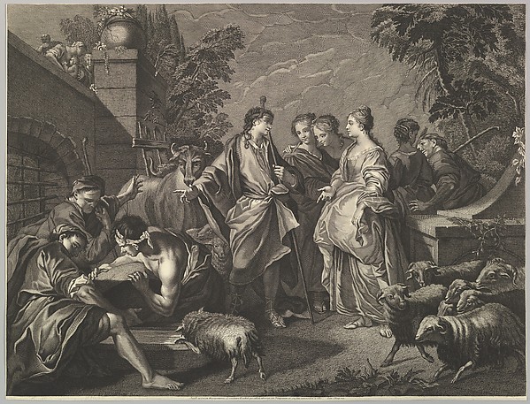 Jacob arrives in Mesopotamia
