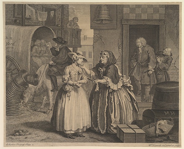 A Harlot's Progress, Plate 1