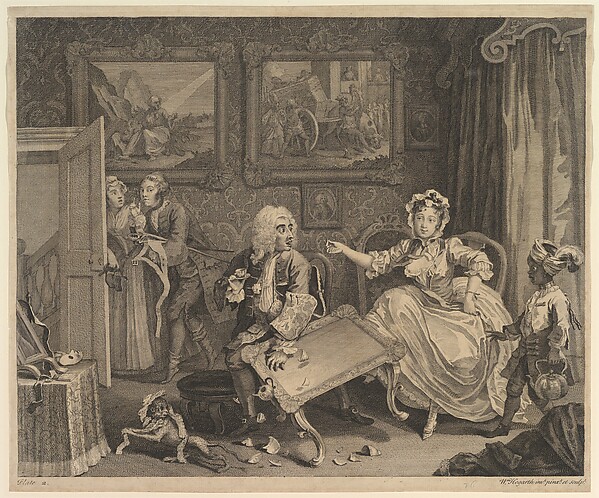 A Harlot's Progress, Plate 2