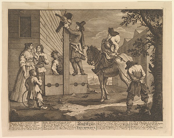 Hudibras Triumphant (Twelve Large Illustrations for Samuel Butler's Hudibras, Plate 4)