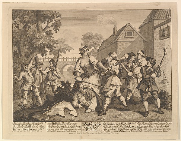 Hudibras Vanquished by Trulla (Twelve Large Illustrations for Samuel Butler's Hudibras, Plate 5)