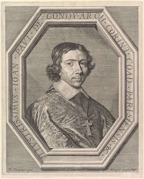 Jean-Francois-Paul de Gondy, coadjuteur de l'archeveque de Paris, futur cardinal de Retz