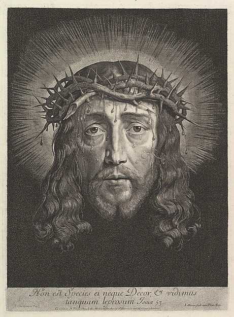 La sainte Face couronnee d'epines, (grand format)