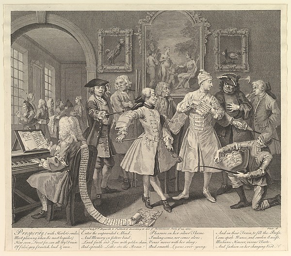 A Rake's Progress, Plate 2