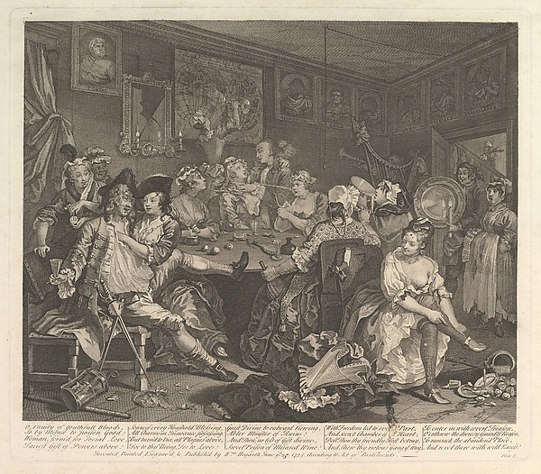 A Rake's Progress, Plate 3