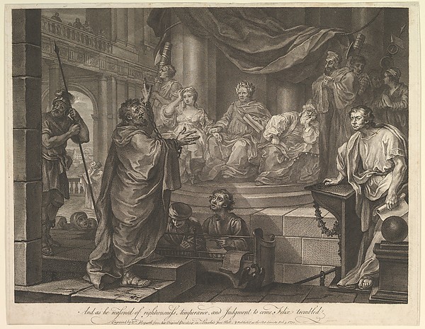 Paul Before Felix by William Hogarth