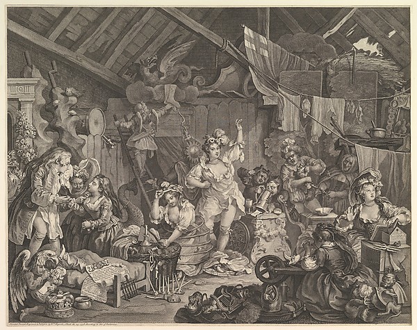 Strolling Actresses Dressing in a Barn