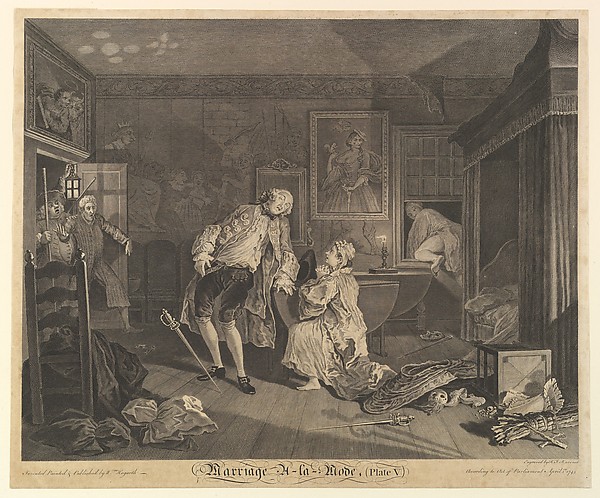 Marriage A-la-Mode, Plate V