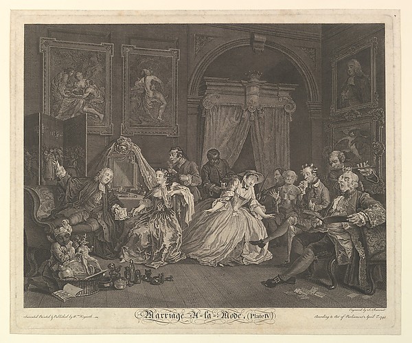 Marriage A-la-Mode, Plate IV