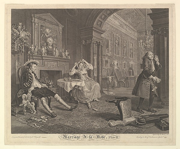 Marriage A-la-Mode, Plate II