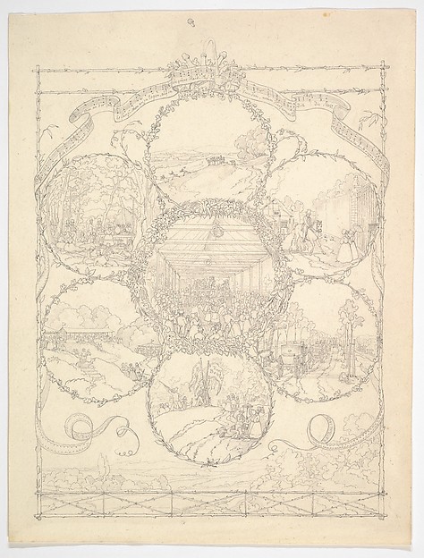 Design Illustrating an Excursion to the Countryside