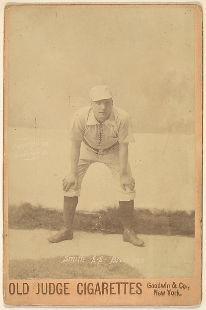 Smith, Shortstop, Brooklyn, from the series Old Judge Cigarettes
