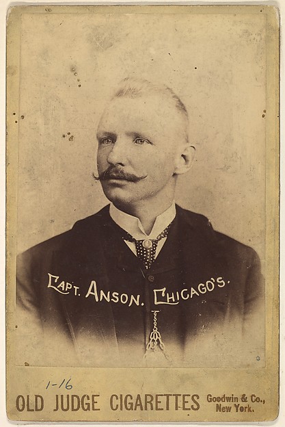 Captain Adrian Constantine Anson, Chicago, from the series Old Judge Cigarettes by Goodwin & Company, The Metropolitan Museum of Art