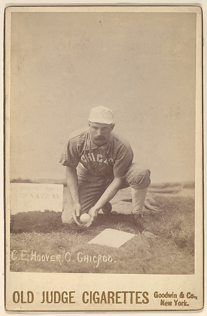 C.E. Hoover, Catcher, Chicago, from the series Old Judge Cigarettes by Goodwin & Company, The Metropolitan Museum of Art