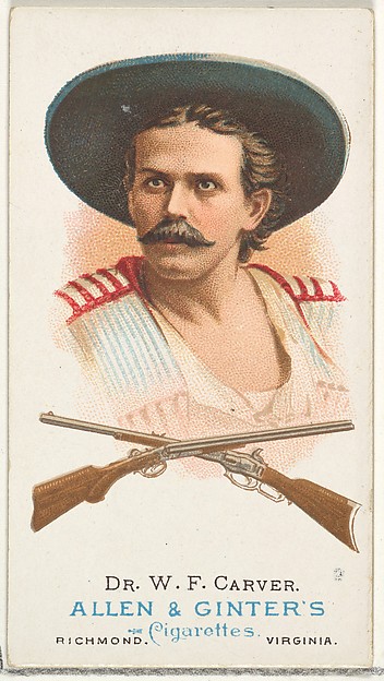 Dr. William Frank Carver, Rifle Shooter, from World's Champions, Series 1 (N28) for Allen & Ginter Cigarettes