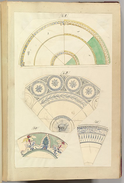 Seven Designs for Decorated Plates