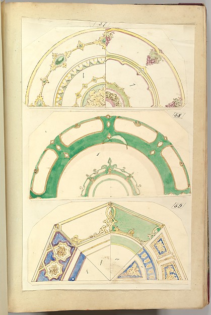 Seven Designs for Decorated Plates