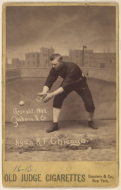 Ryan, Right Field, Chicago, from the series Old Judge Cigarettes