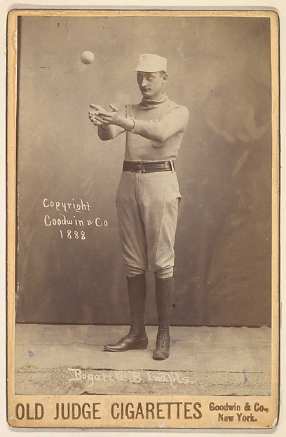 Bogart, 1st Base, Indianapolis, from the series Old Judge Cigarettes by Goodwin & Company, The Metropolitan Museum of Art