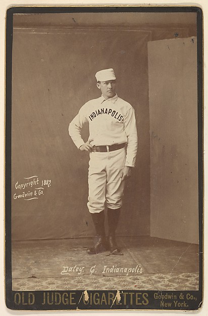Daley, Catcher, Indianapolis, from the series Old Judge Cigarettes