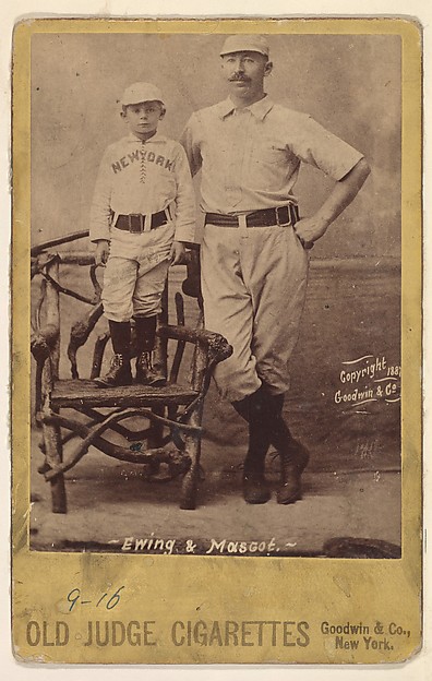 Ewing and Mascot, New York, from the series Old Judge Cigarettes by Goodwin & Company, The Metropolitan Museum of Art