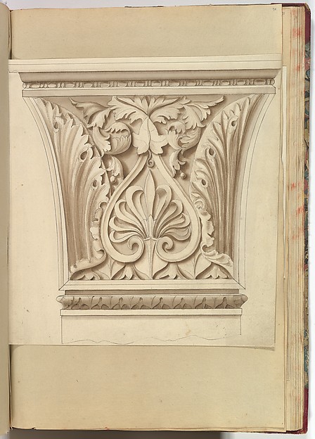 Capital of a Column with Anthemion