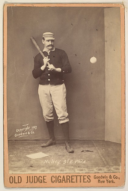 Mulvey, 3rd Base, Philadelphia, from the series Old Judge Cigarettes by Goodwin & Company, The Metropolitan Museum of Art