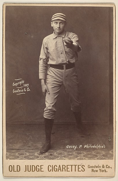 Casey, Pitcher, Philadelphia, from the series Old Judge Cigarettes