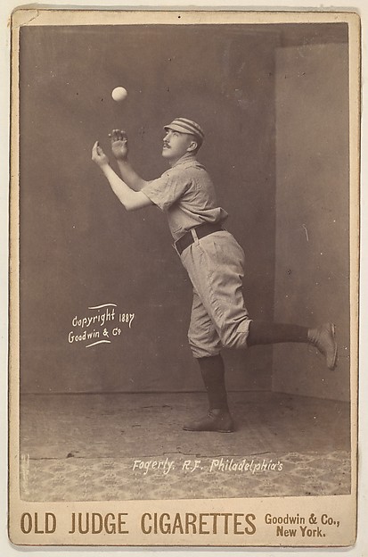 Fogerty, Right Field, Philadelphia, from the series Old Judge Cigarettes by Goodwin & Company, The Metropolitan Museum of Art