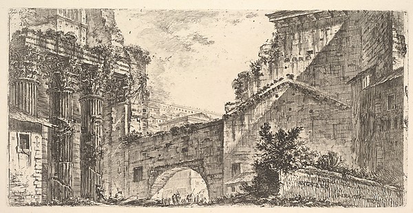 Plate 15: Forum of Augustus (Foro di Augusto), from "Antichità Romane de' Tempi della Repubblica, e de' primi Imperatori"