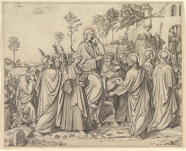 The Entrance of Christ into Jerusalem by Gustav Ferdinand König