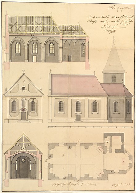 Design for the Parish Church of Merkershausen