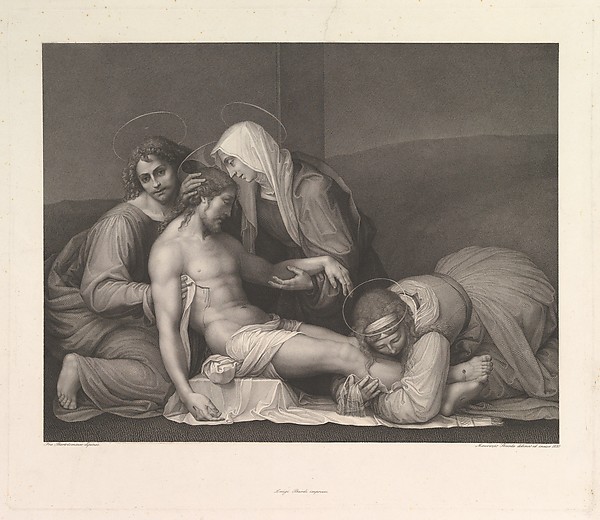 The Lamentation of Christ by Franz Anton Erich Moritz Steinla