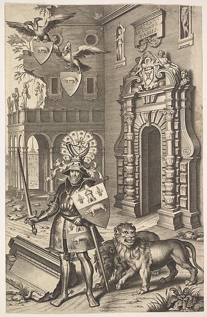 Allegorical Portrait of Count Tassis, from "Les marques d'honneur de la Maison de Tassis"