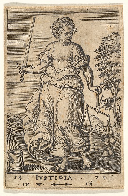 Justice, from "The Seven Virtues and Knowledge"