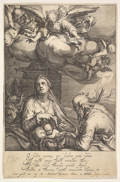 The Nativity by Jacob Matham