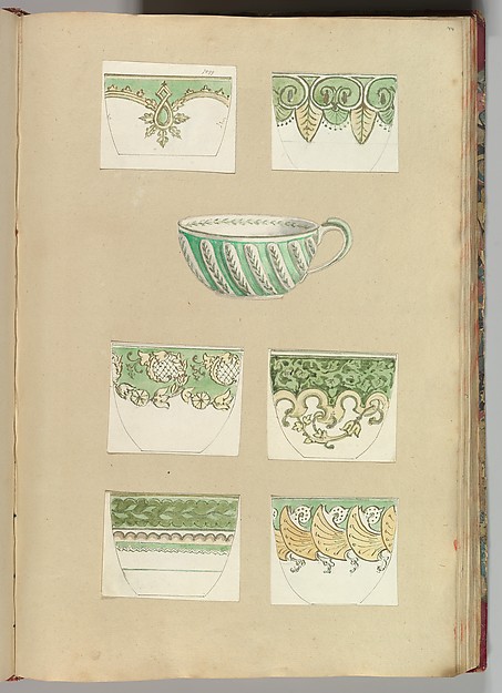 Seven Designs for Decorated Cups